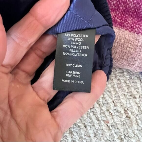 House of Harlow Women's Plaid Wool Blend Cropped Bomber Jacket NWT - Picture 2 of 9